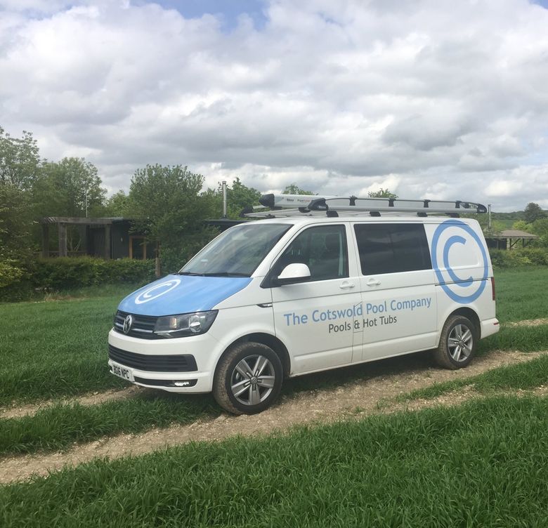 a cotswold pool company van